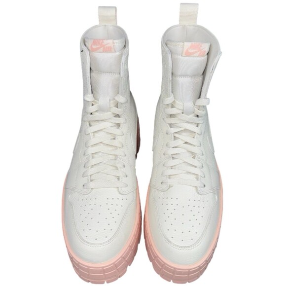 Air Jordan 1 Brooklyn Womens Size 12 Sneaker Boots Sail Legend Pink FJ5737-116 - Picture 4 of 9